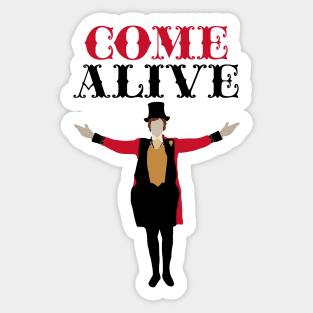 Come Alive Silhouette Sticker